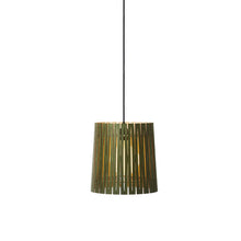 Load image for gallery viewLampe i træ WOOD TWO - Birch &lt;br&gt;Forest green