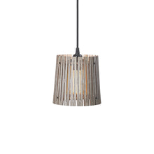 Load image for gallery viewLampe i træ WOOD EIGHT – Birch &lt;br&gt;Stone grey