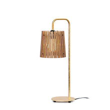 Load image for gallery viewLampe i træ WOOD SEVEN GOLD - Birch wheat brown