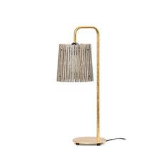 Load image for gallery viewLampe i træ WOOD SEVEN GOLD - Birch stone grey